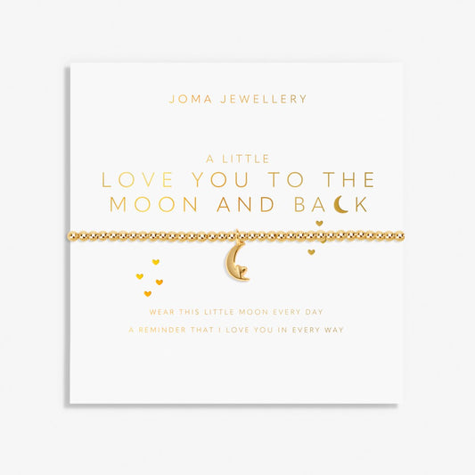 Joma A Little 'Love you to the moon and back ' Bracelet (Gold)