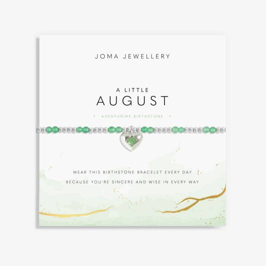 Joma Jewellery - Birthstone A Little 'August' Bracelet
