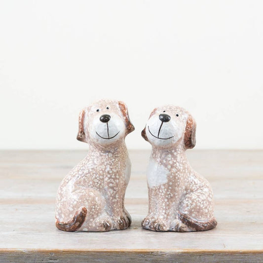 2A Sitting Dog Ornament, 13cm