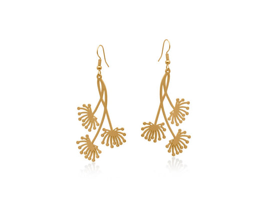 Siena Dream of Love Dangle Earrings: Gold
