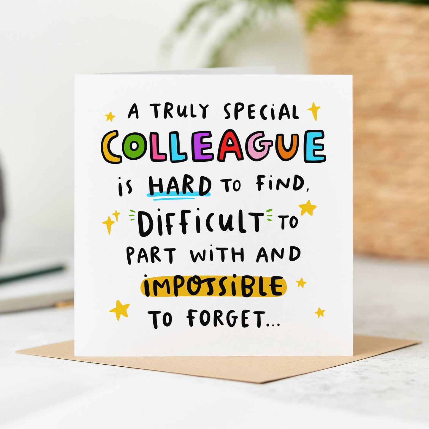 Truly Special Colleague Card
