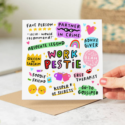 Work Bestie Card