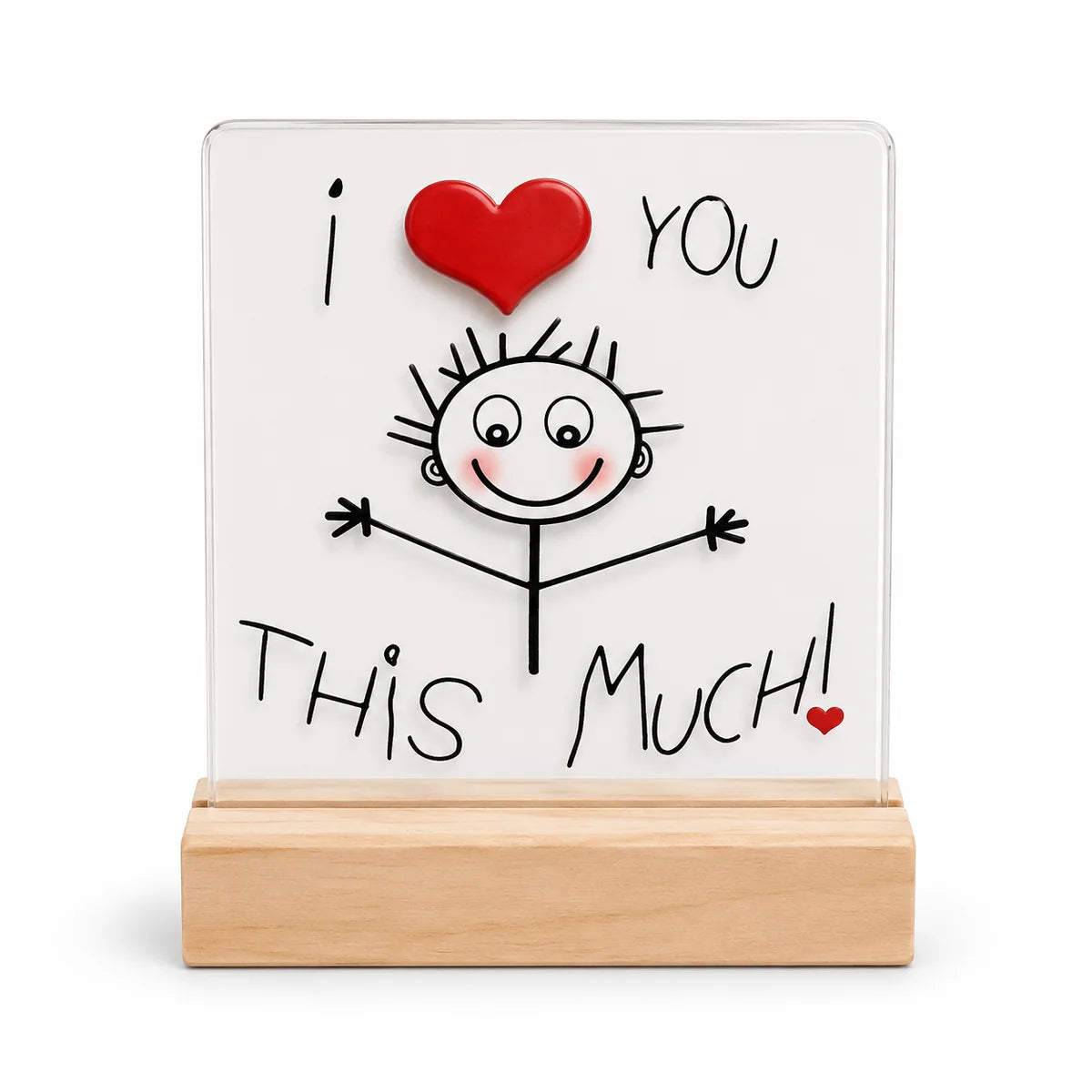 Gift Acrylic Plaque - Love You