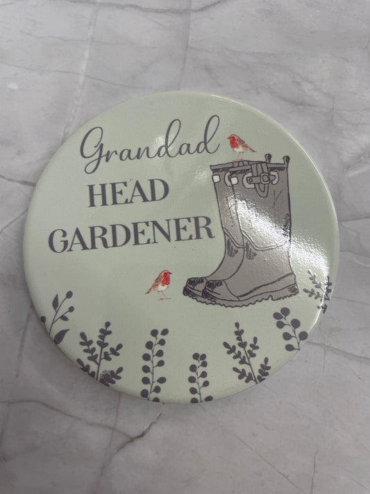 Sale  - Grandad Head Gardener Coaster