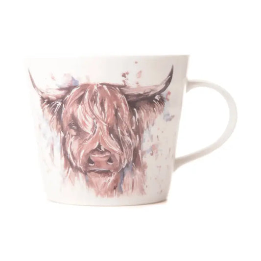 'the Hebrides' Highland Cow Design Bone China Mug (Copy)