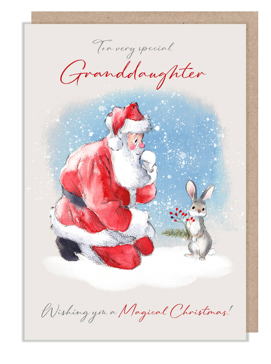 Giant Card - Granddaughter - Christmas Card