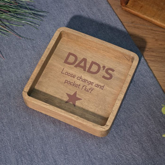 DAD WOODEN TRAY