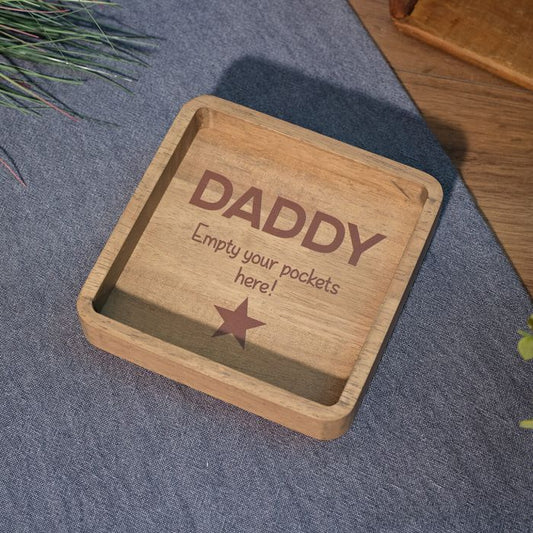 DADDY WOODEN TRAY