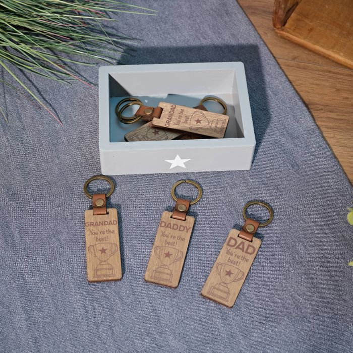 Chunky Wood Keyring