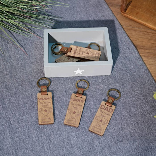 Chunky Wood Keyring