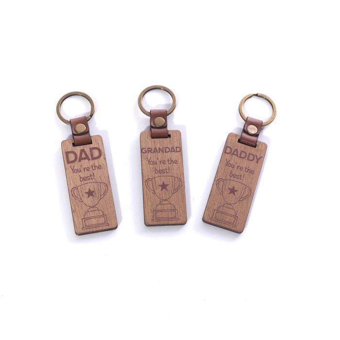 Chunky Wood Keyring