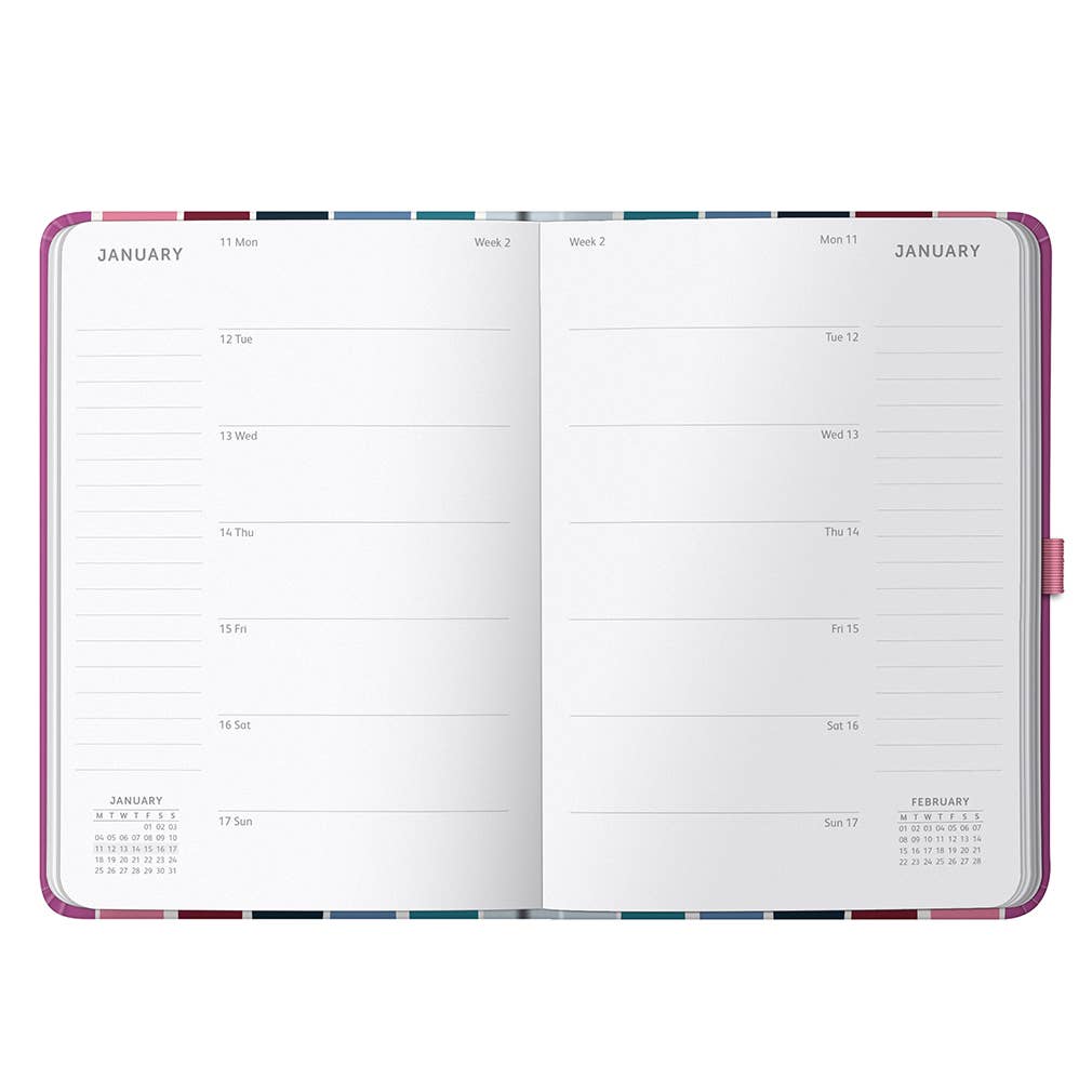 Busy Life Diary 2027 Multi Stripe - Busy B