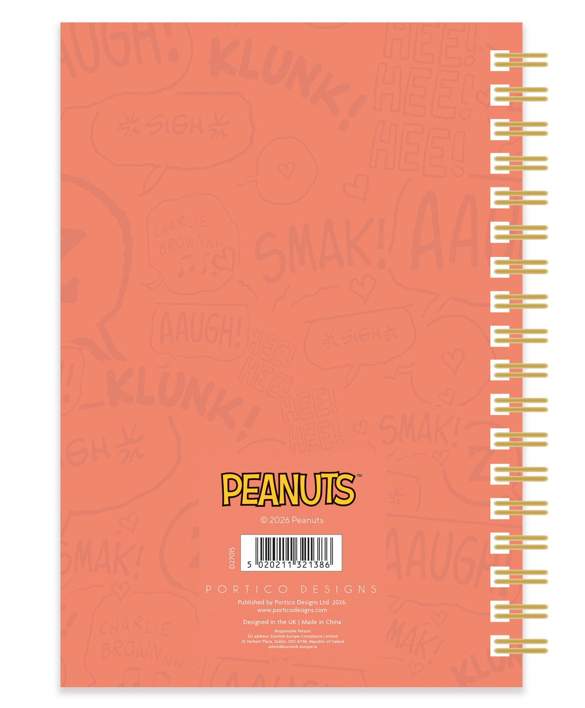 Peanuts 2027 A5 Wiro Diary