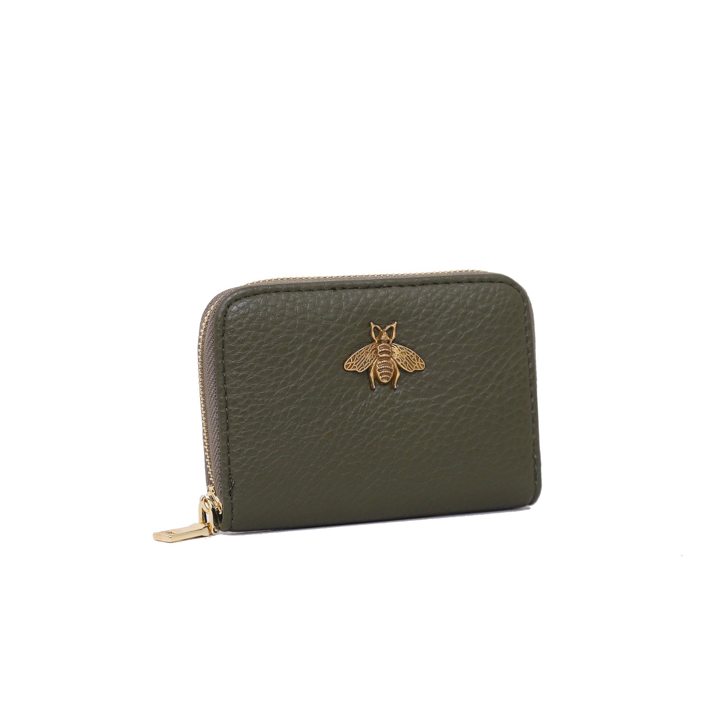 KB11 RFID Zip Card Holder with Bee Detail: ROSE