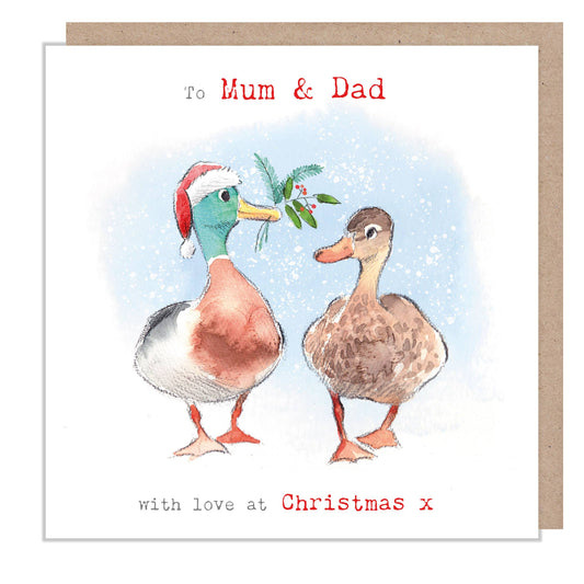 Christmas Card - -Mum and Dad -