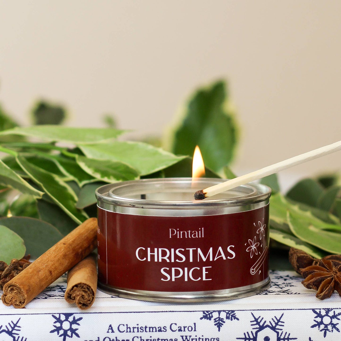 Christmas Spice Paint Pot Candle I Christmas Candle