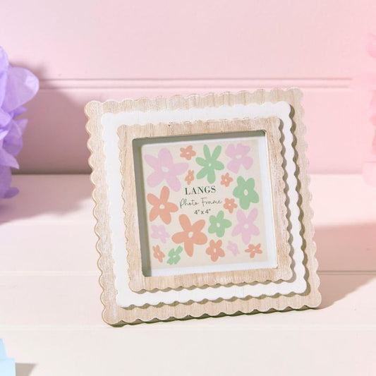 Langs - Wood Scalloped frame 4x4