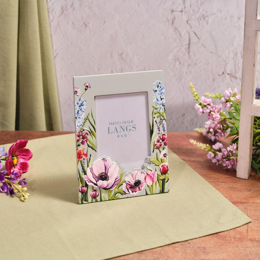 FLORAL SERENADE WOOD 3D FLOWER PHOTO FRAME