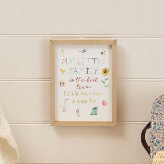My Little Family Plaque