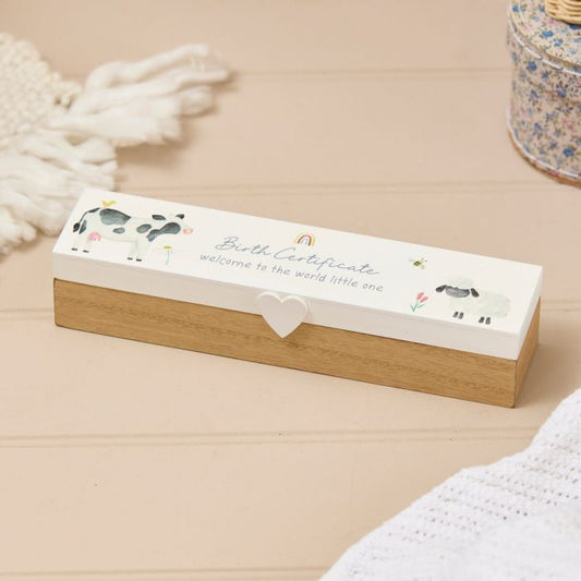 Mini Farm Birth Certificate Holder