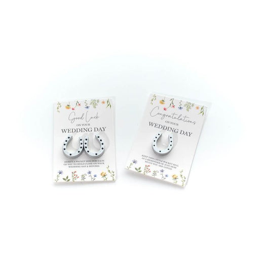 Wedding Horse Shoe On Card