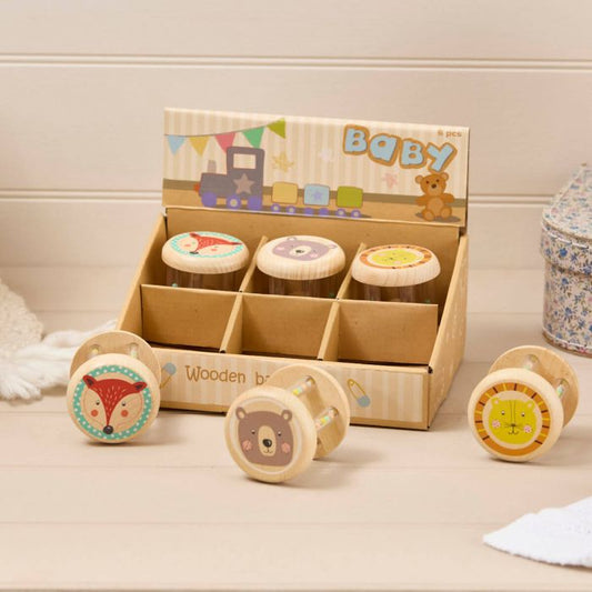 Langs Wooden Animal Rattle