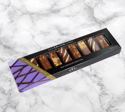 9 Solid Chocolate Fingers - Milk Chocolate Selection