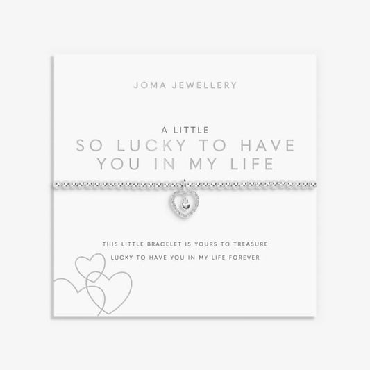 A Little 'So Lucky To Have You In My Life' Bracelet - 9004