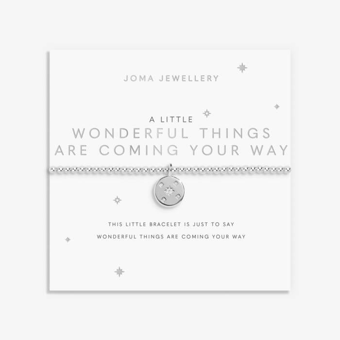 A Little 'Wonderful Things Are Coming Your Way' Bracelet - 9016