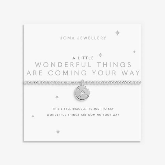 A Little 'Wonderful Things Are Coming Your Way' Bracelet - 9016