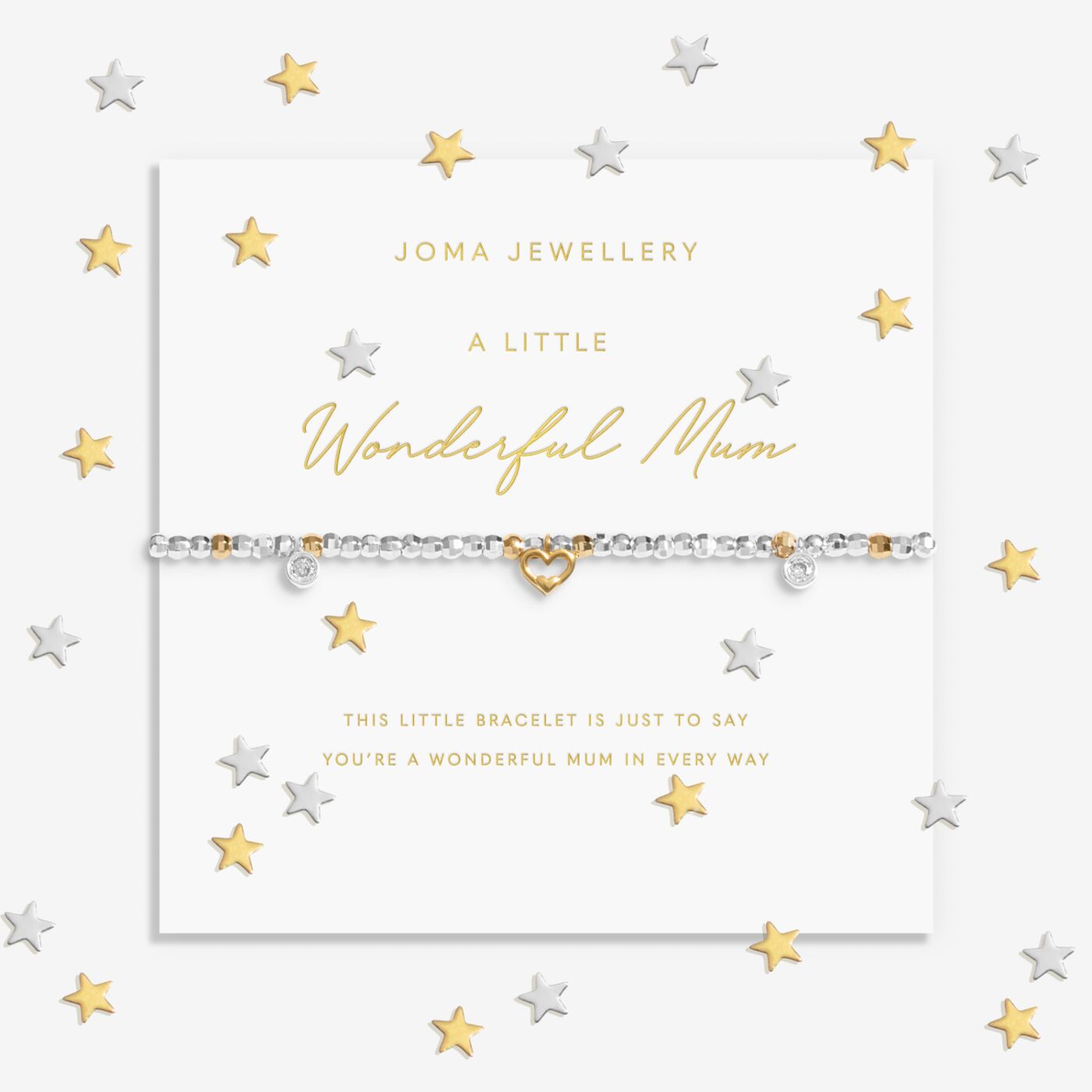 Joma Jewellery - Wonderful Mum Silver & Gold Bracelet