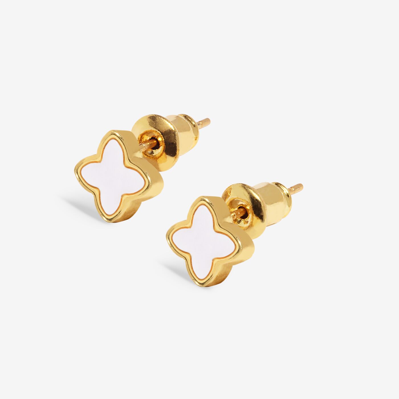 Style Stories Clover Earrings In Gold Plating - 9204