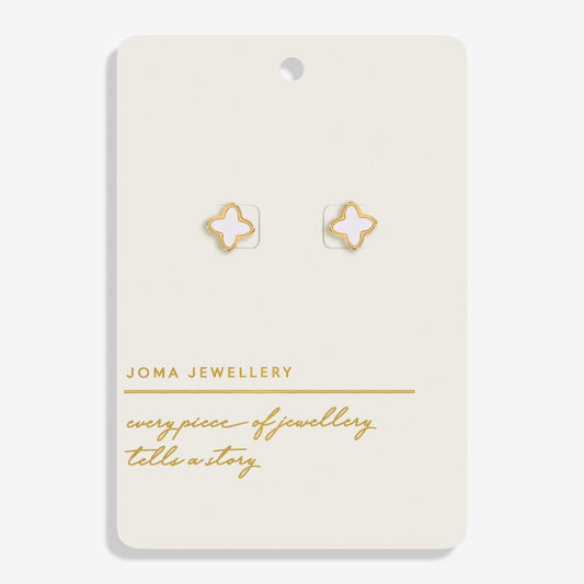 Style Stories Clover Earrings In Gold Plating - 9204
