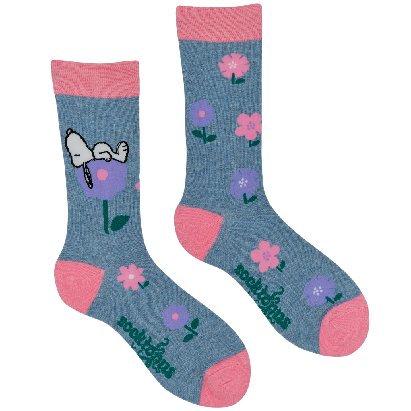 I'd Pick You Socks - Peanuts: BLUE MARL / S (UK 4-8 / EU 37-42 / US 6-10)
