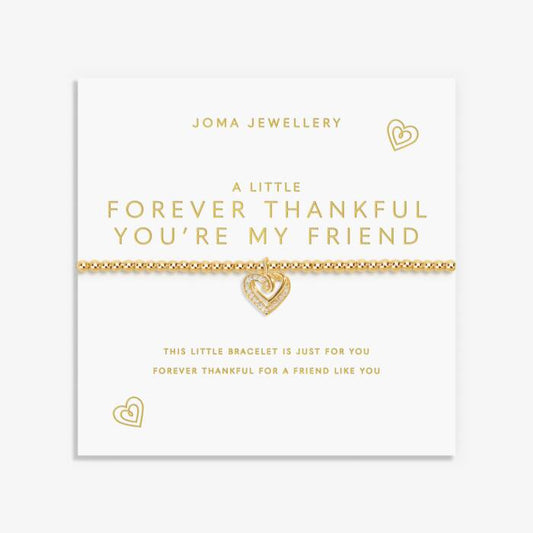 A Little 'Forever Thankful You're My Friend' Bracelet - 9271