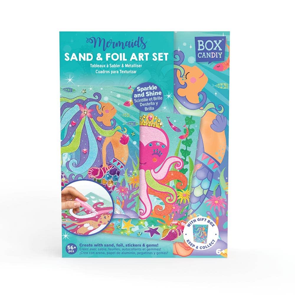 Mermaids Sand and Foil Art Set
