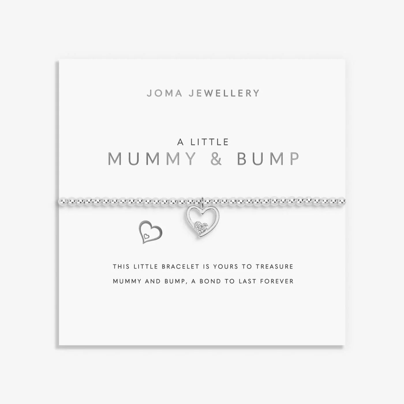Joma Jewellery A Little 'Mummy And Bump' Bracelet