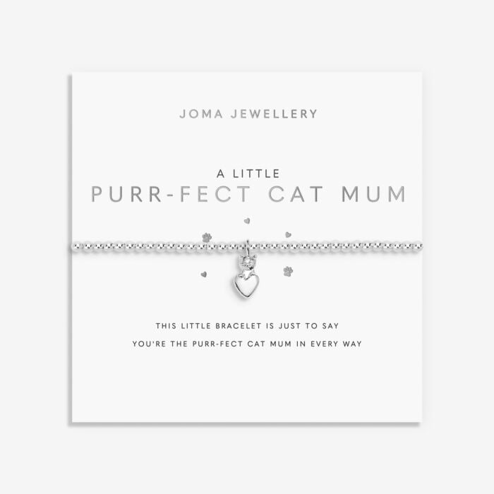 A Little 'Purr-Fect Cat Mum' Bracelet