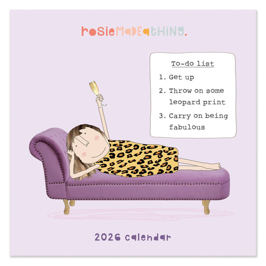 Rosie Made a Thing Square 2026 Calendar