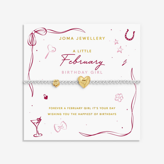 A Little 'February Birthday' Bracelet