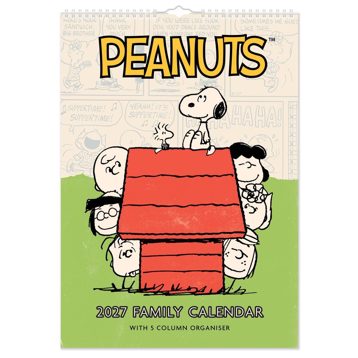 Peanuts 2027 A3 Family Calendar