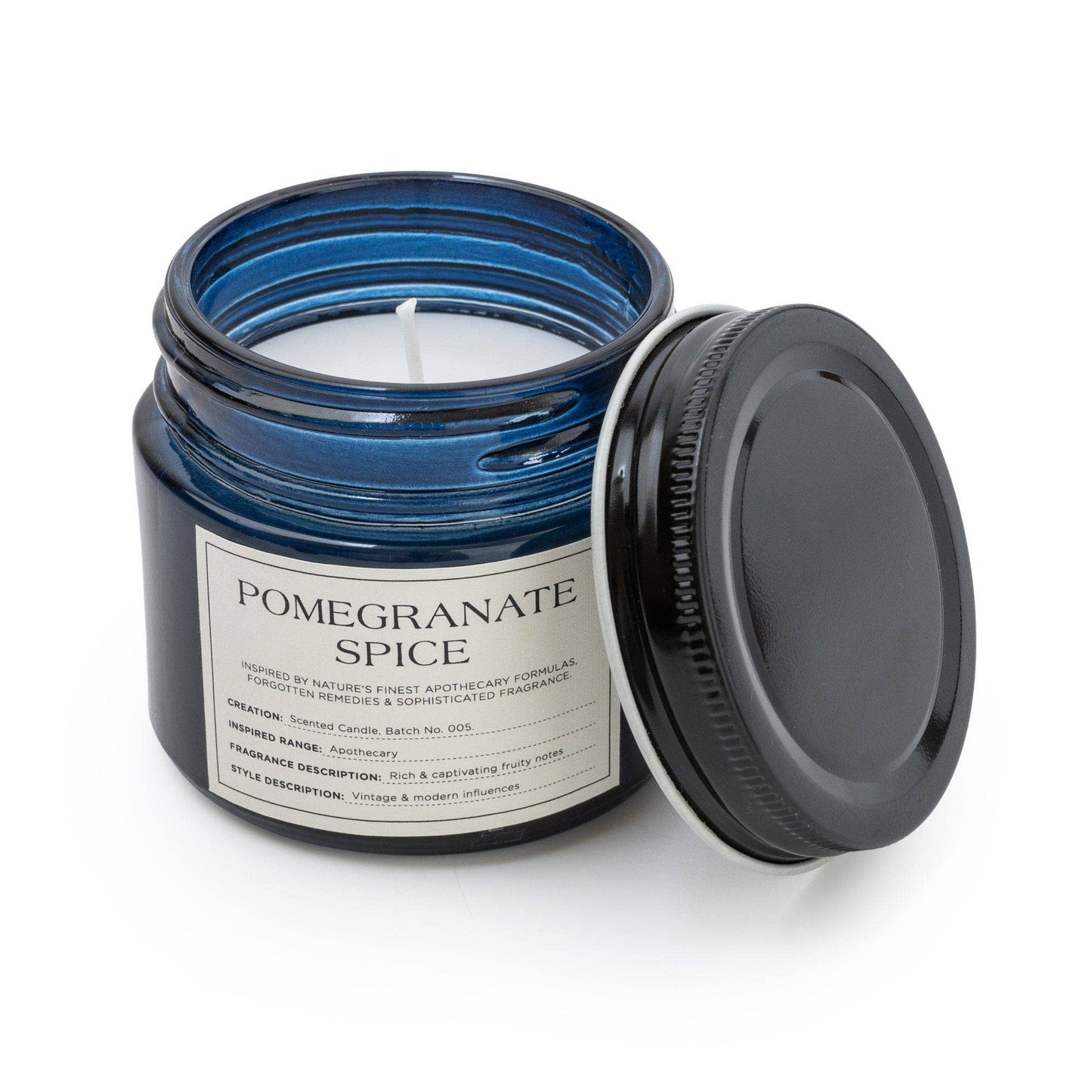 Small Glass Jar with Metal Lid Pomegranate Spice
