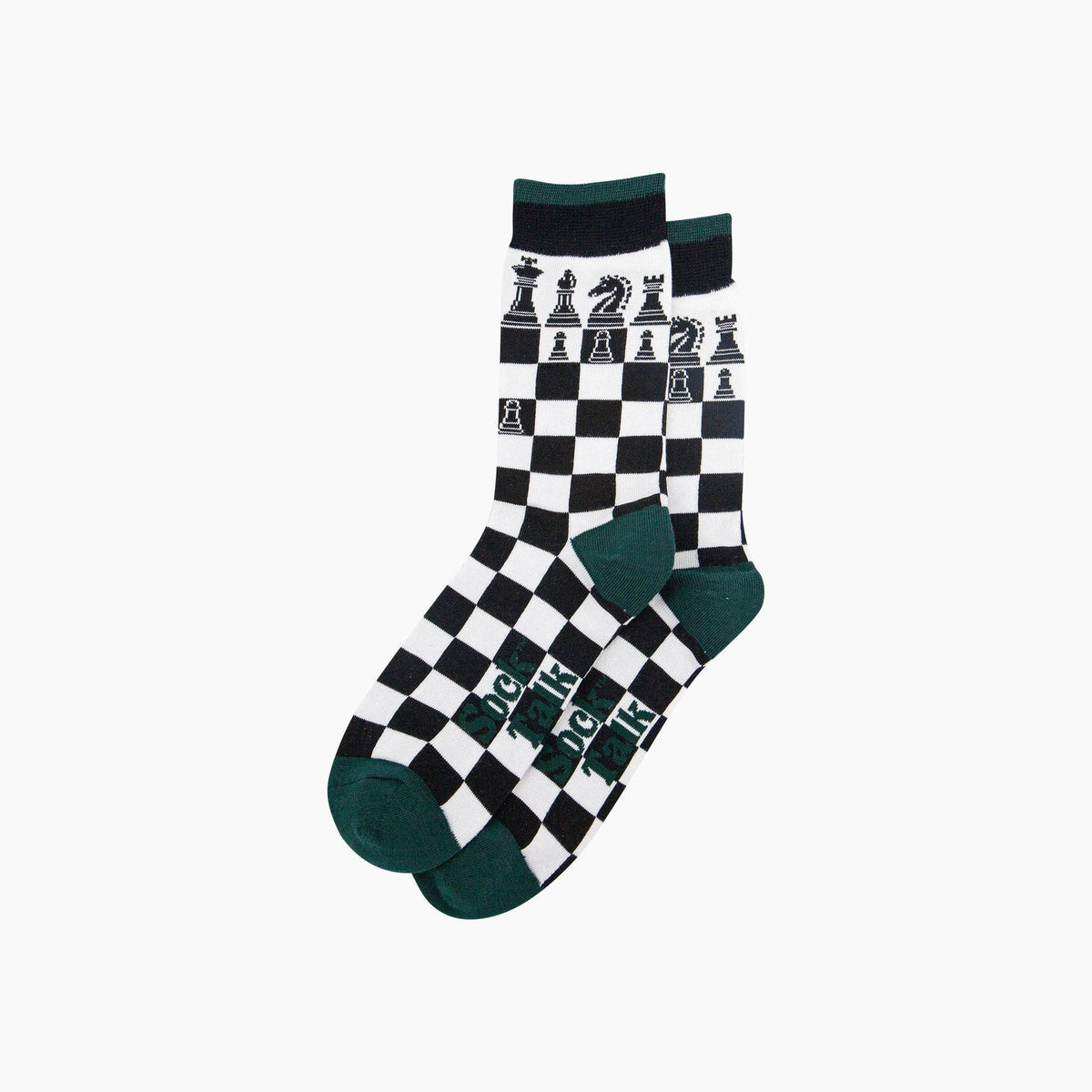 Chess Bamboo Socks in Black/White: UK 7-11 | EU 40.5 -46 | US 8-12