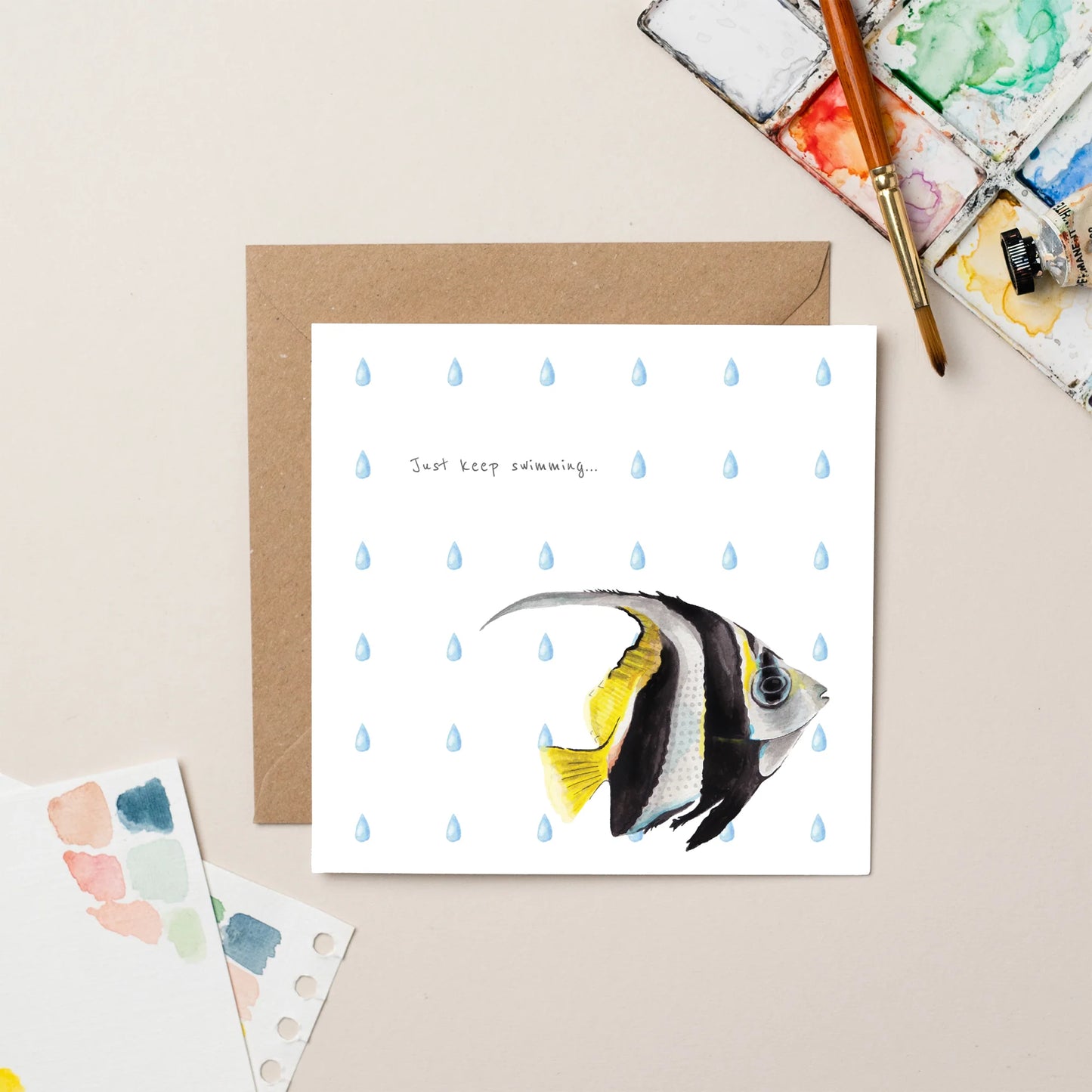 Just Keep Swimming Card