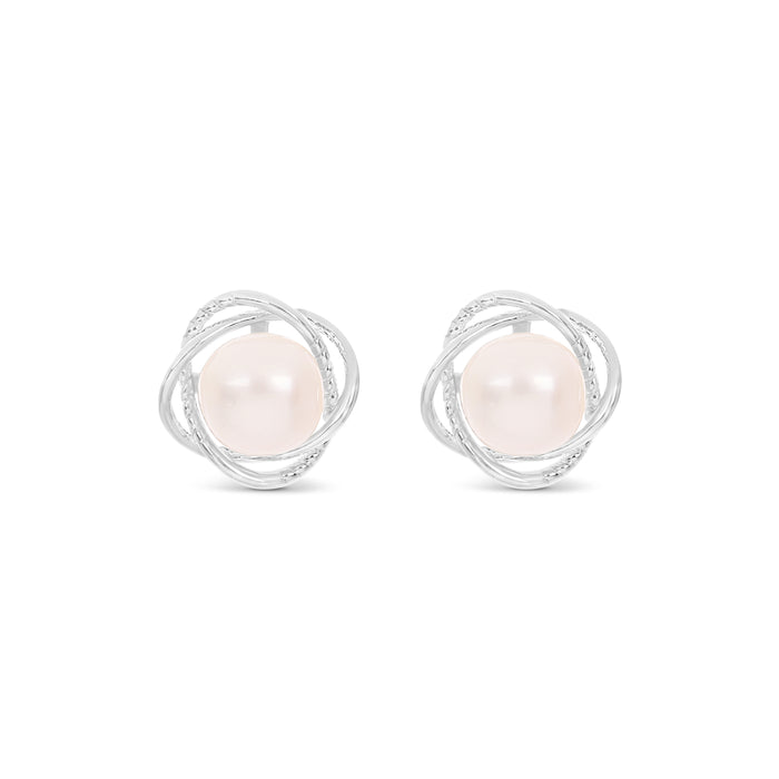 HYPOALLERGENIC SILVER PLATED EARRING A35