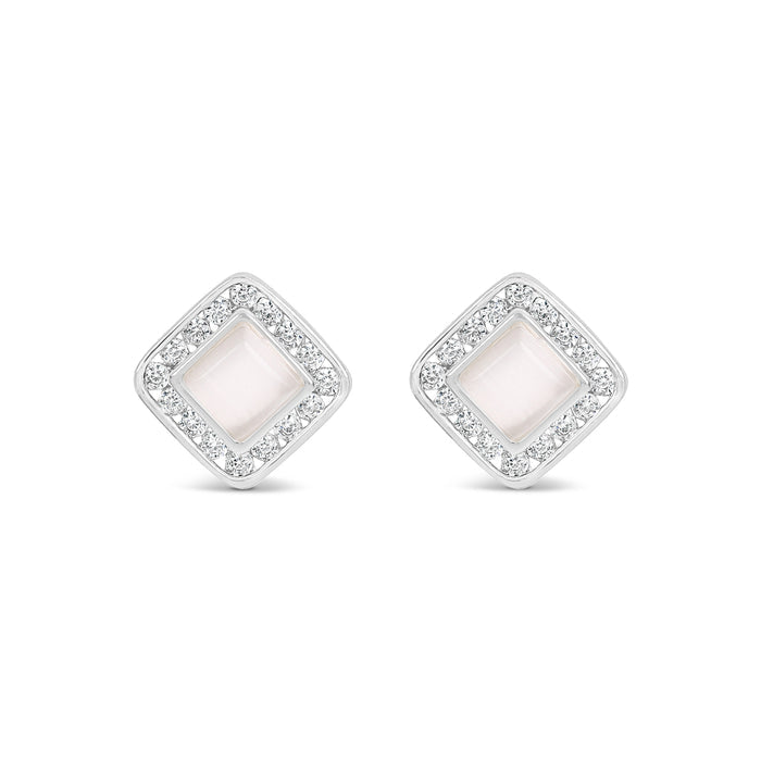 HYPOALLERGENIC SILVER PLATED EARRINGS A63