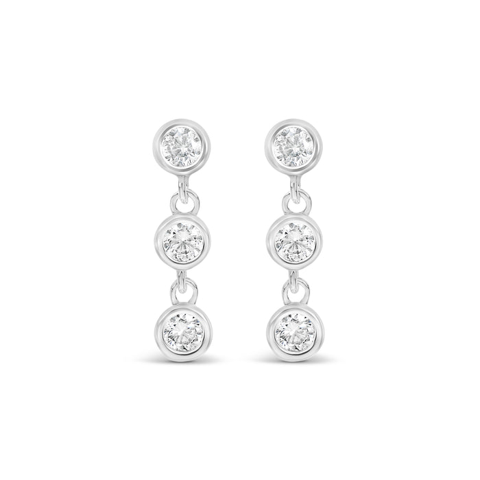 HYPOALLERGENIC SILVER PLATED EARRINGS A66