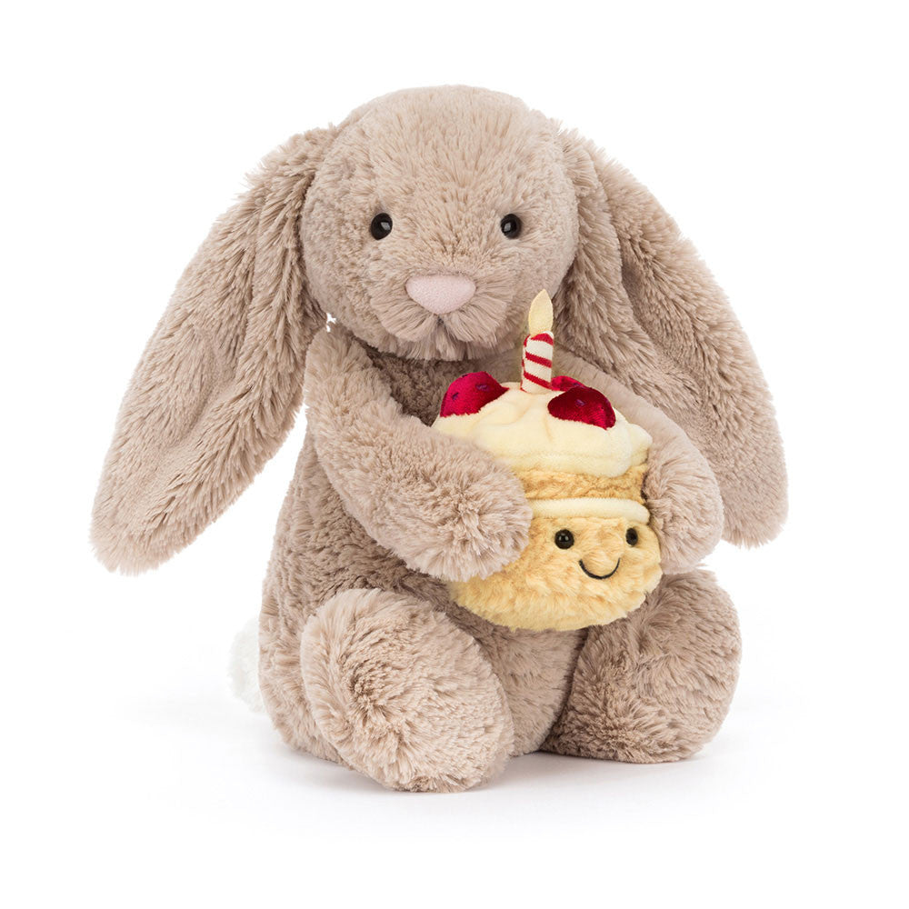 Jellycat - Bashful Beige Birthday Bunny
