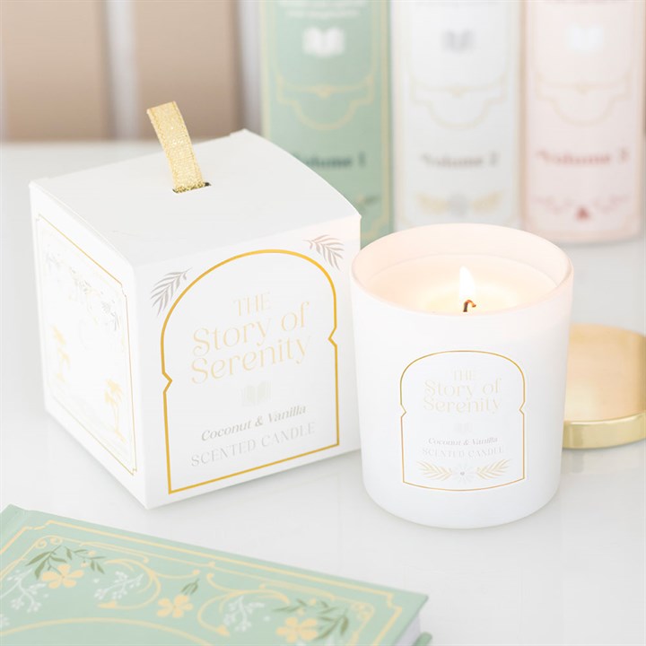 The Story of Serenity Scented Candle