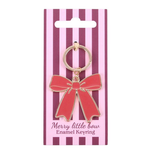 Red Bow Keyring